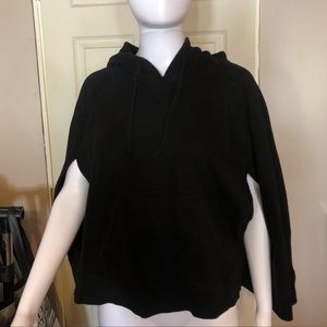 Juicy Couture Black Hooded Poncho